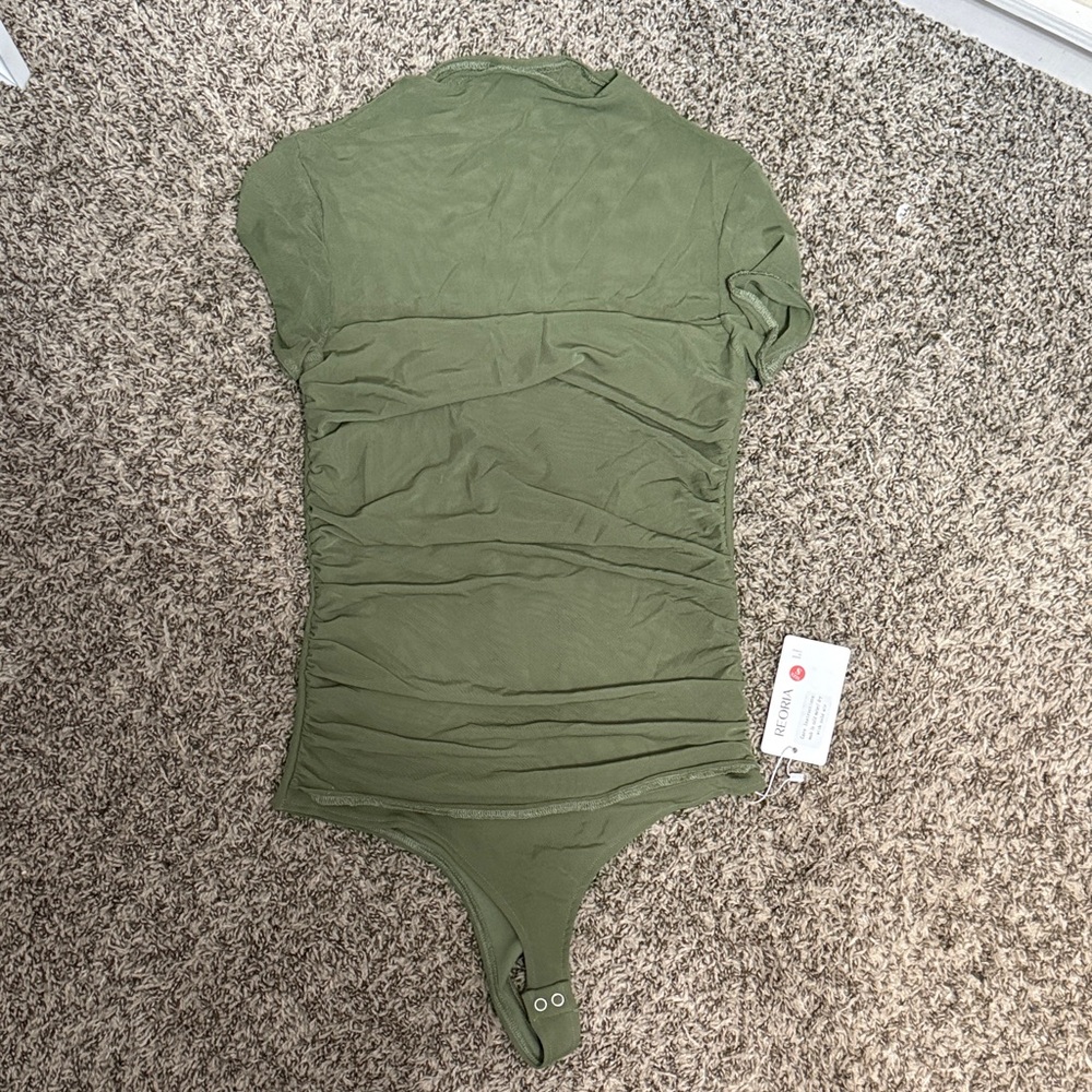 ReoRia Olive Green Bodysuit